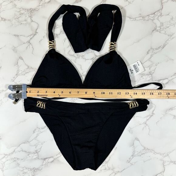 Dolcessa Black Medusa M/L Bikini $250 - Picture 13 of 16